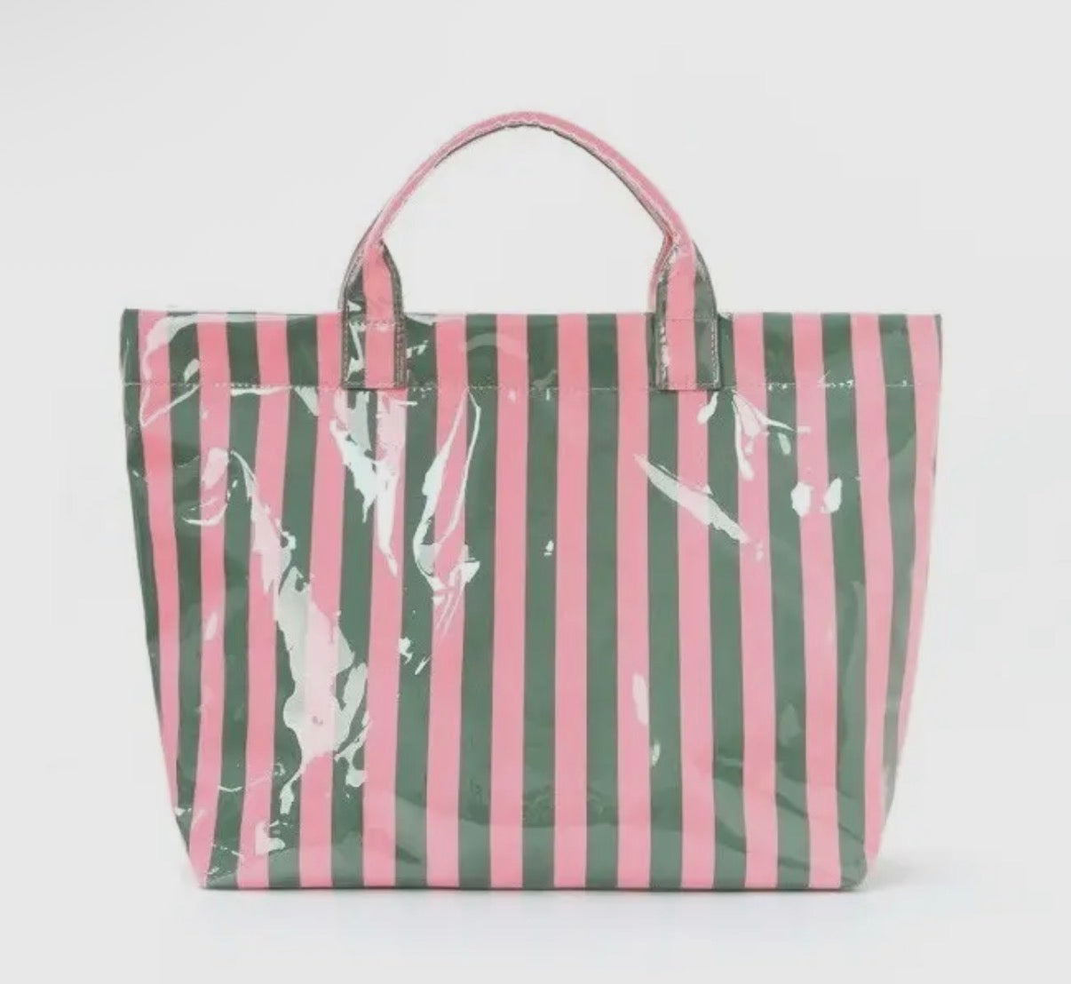 Vinyl Tote Bag | Pink & Green