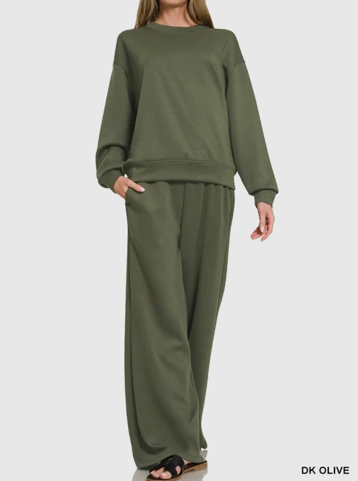 Scuba Pullover & Pants Set | Olive