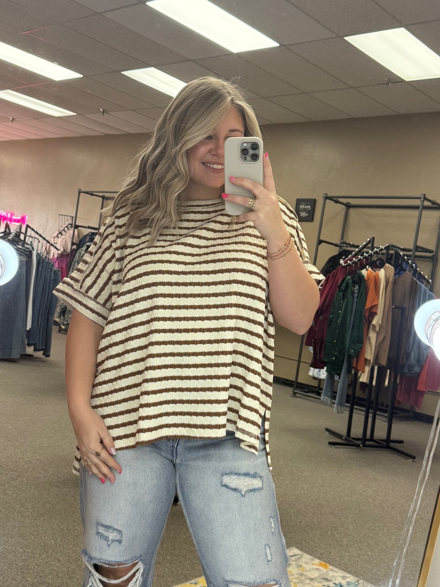 Plus | Camel Stripes Hi-Low