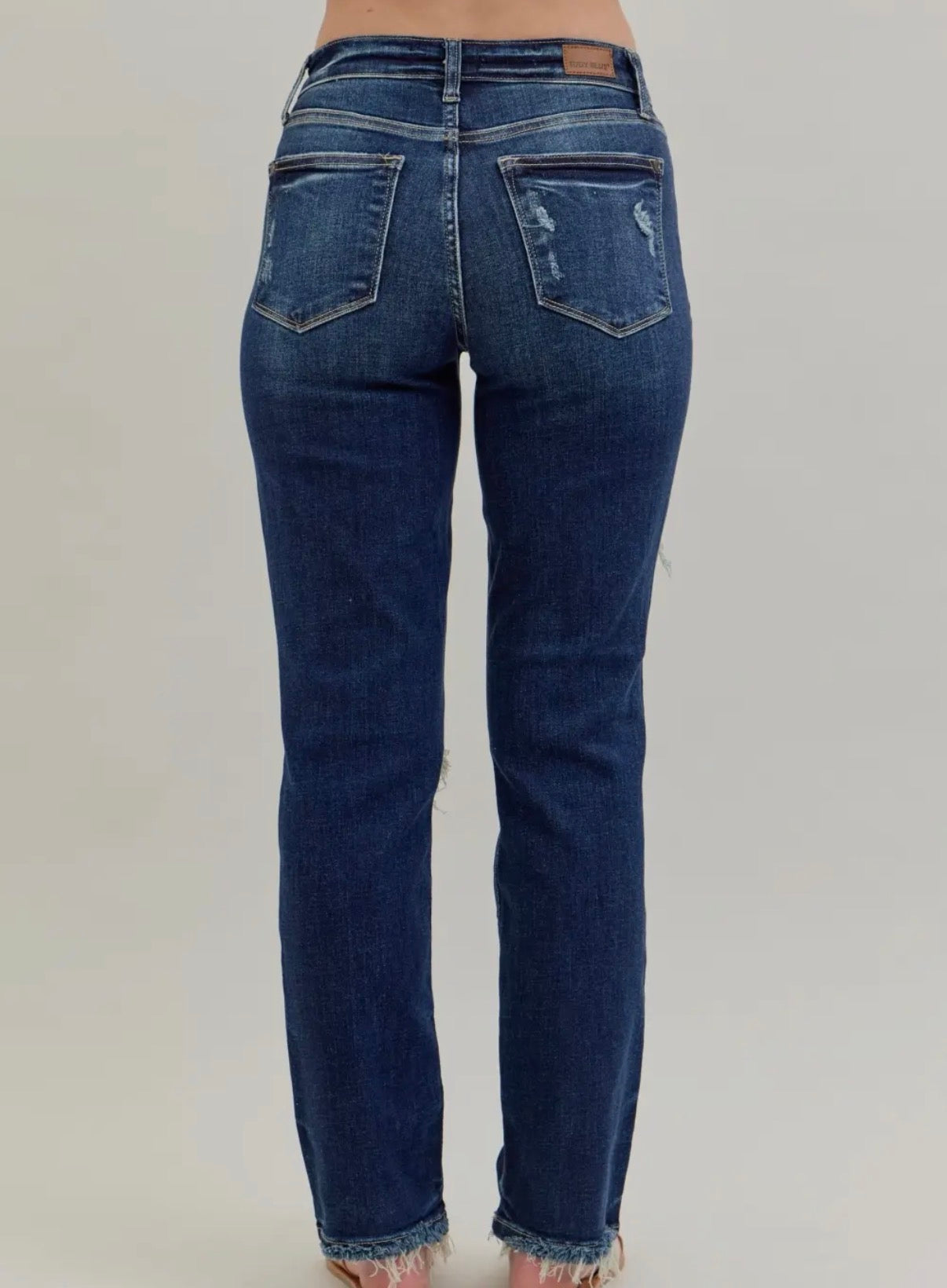 Judy Blue Heavy Destroy Straight Jeans