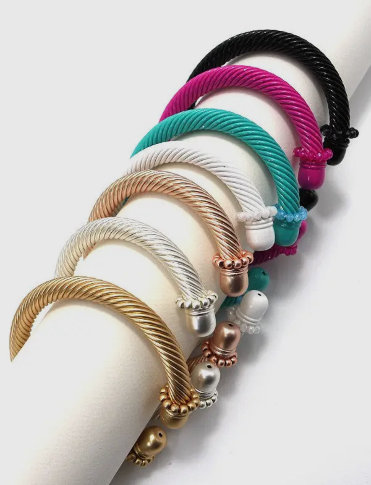 Cable Stone Bracelet
