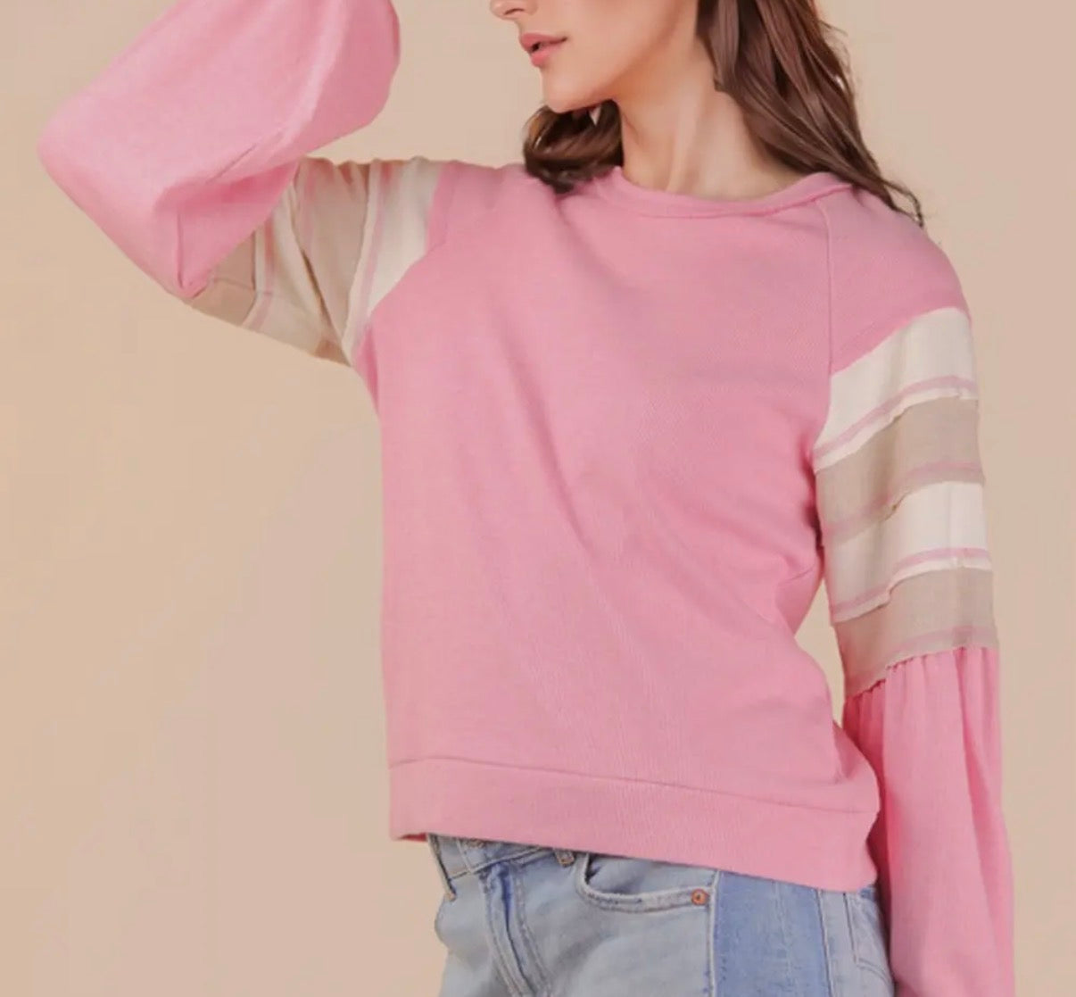 Knit Colorblock Top