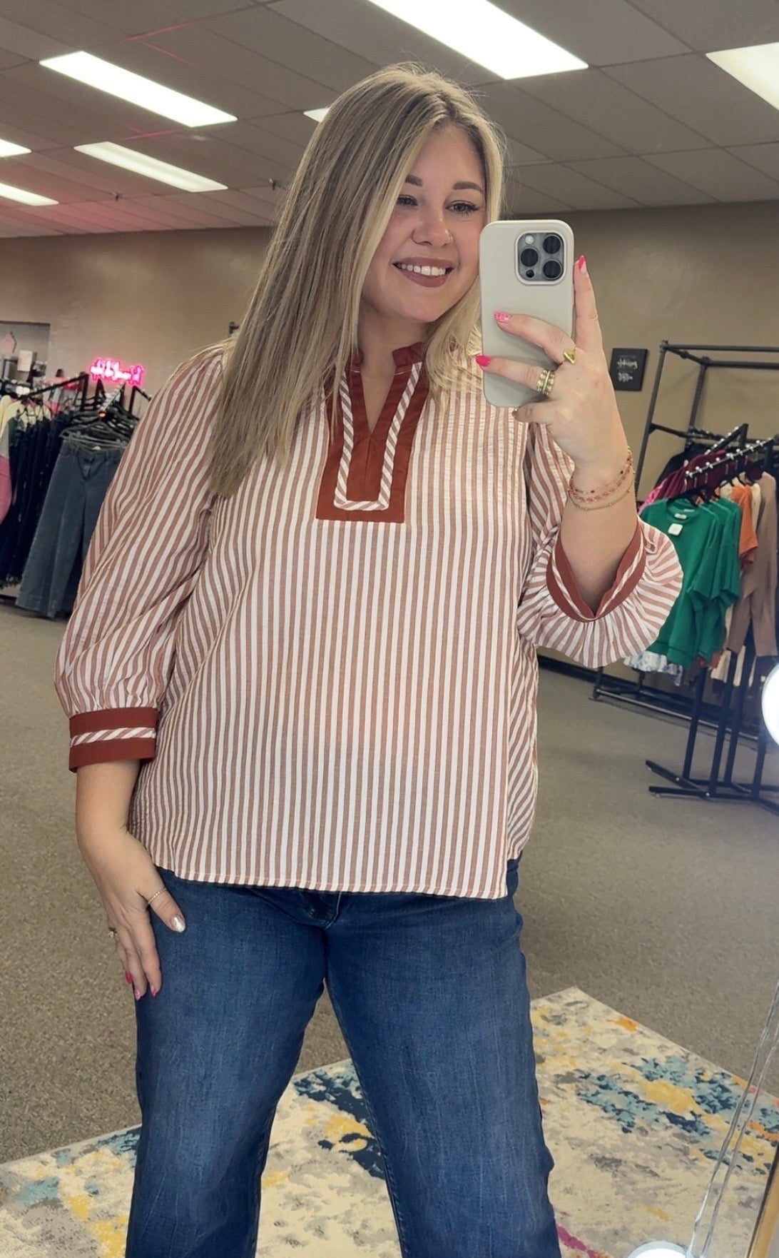 Margo Striped Top