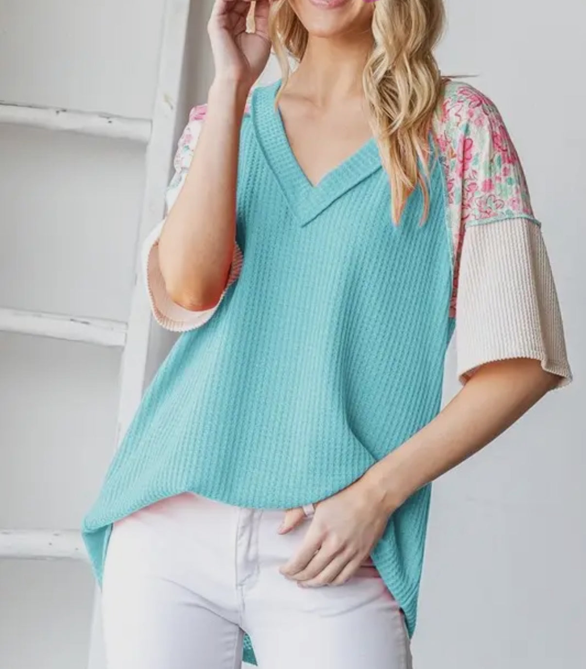 Floral Shoulder Top