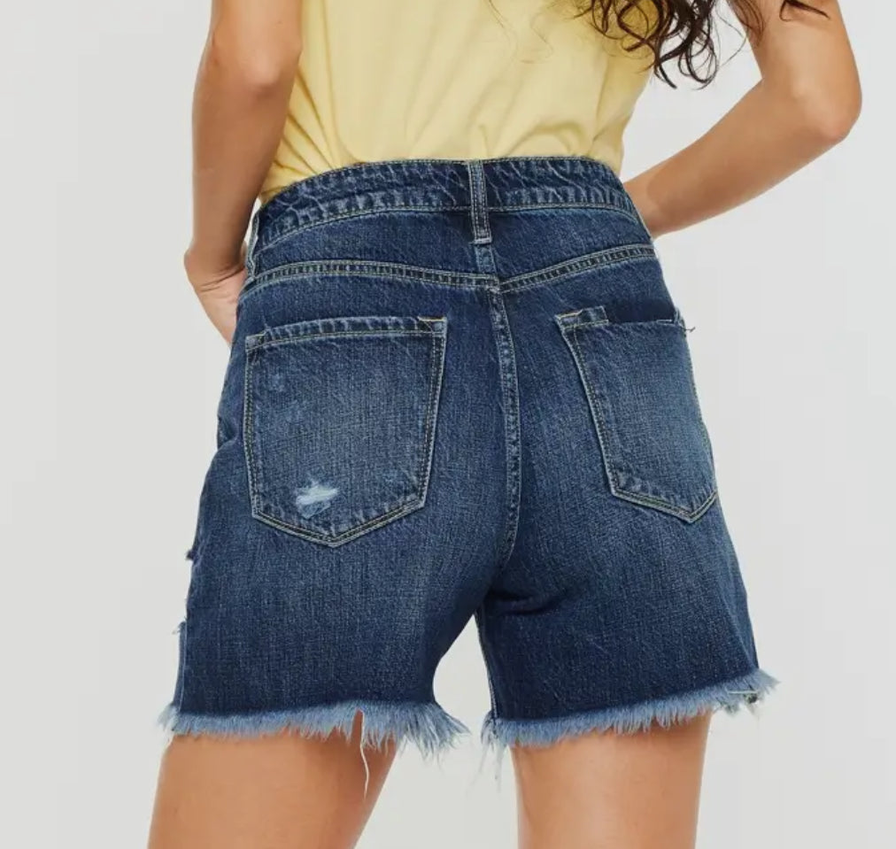 Kancan Distressed Demin Shorts