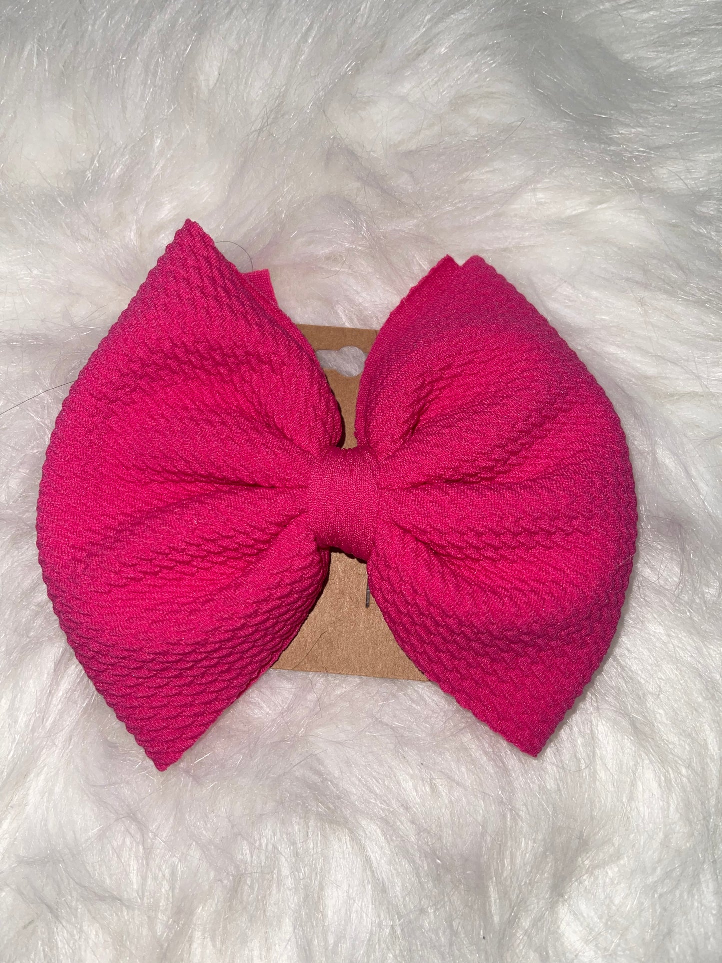 Clip Bows | Hot Pink
