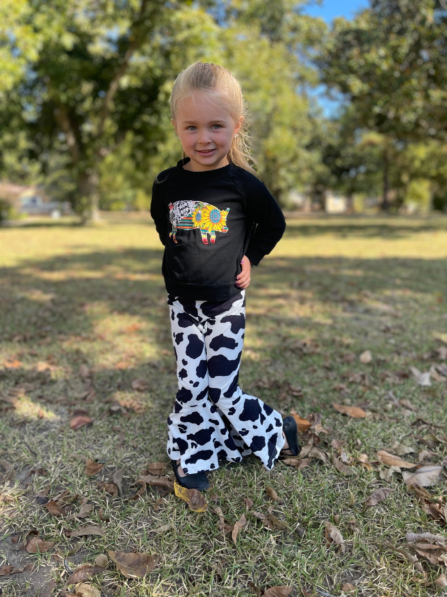 Fringed Cow Set