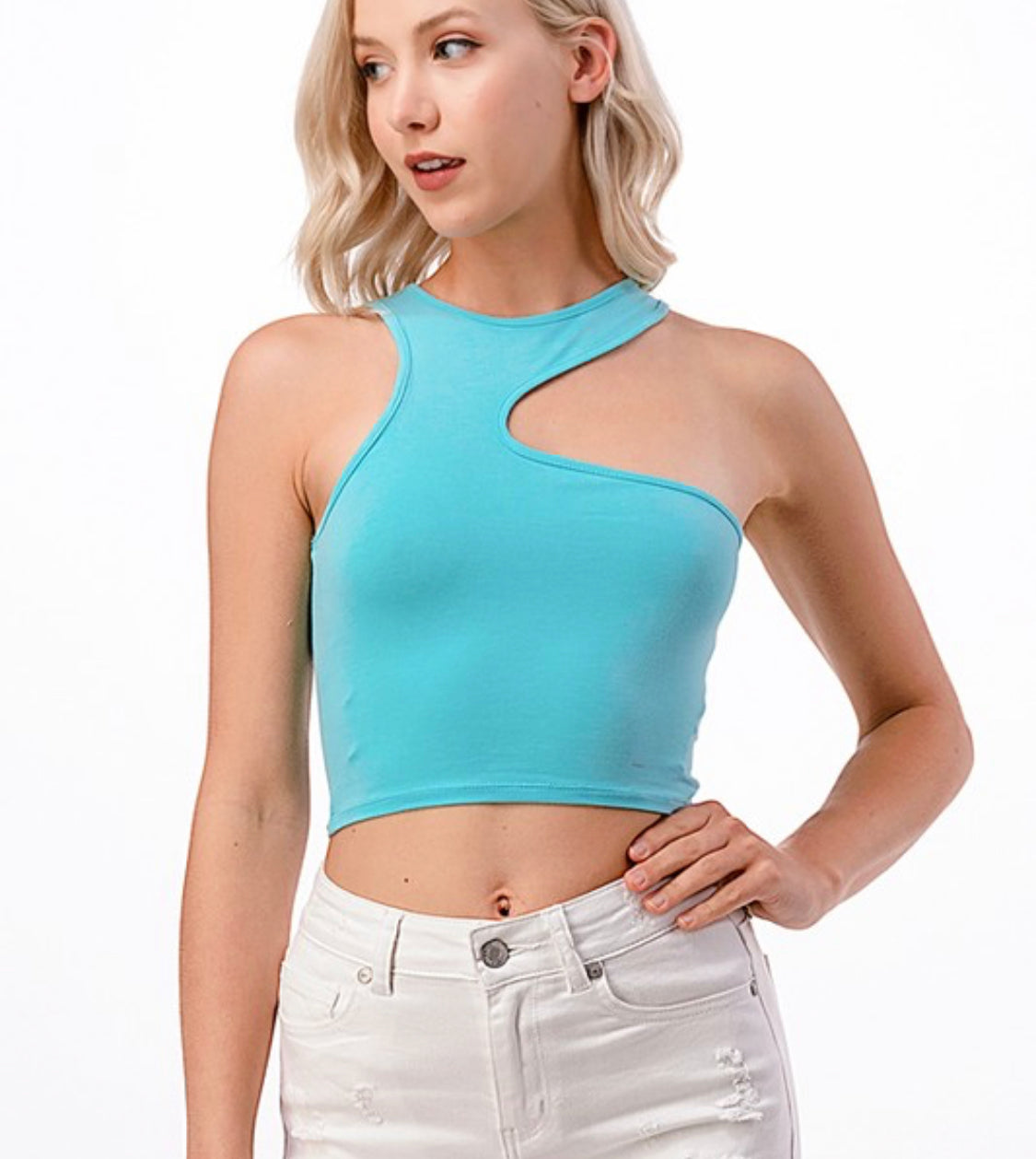 Cut Out Crop Top (4 Colors)