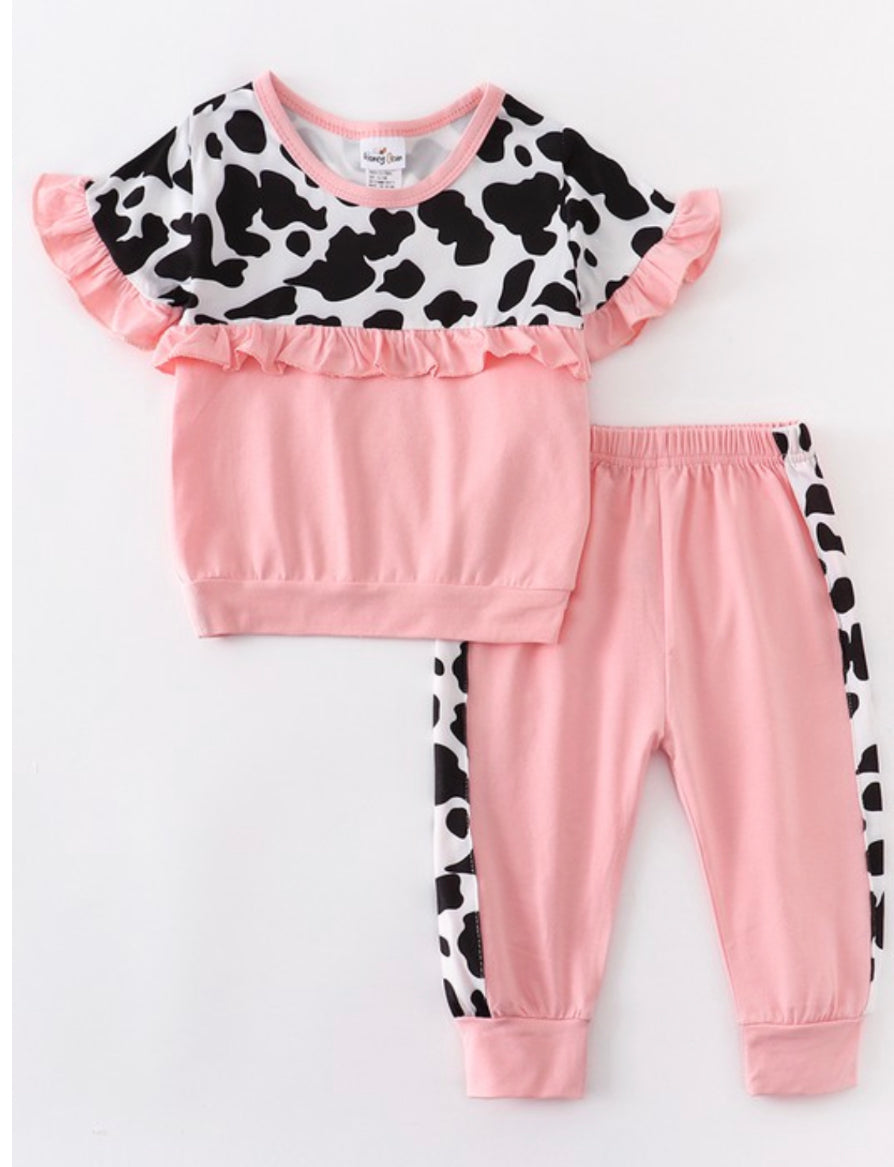 Cow Print Set