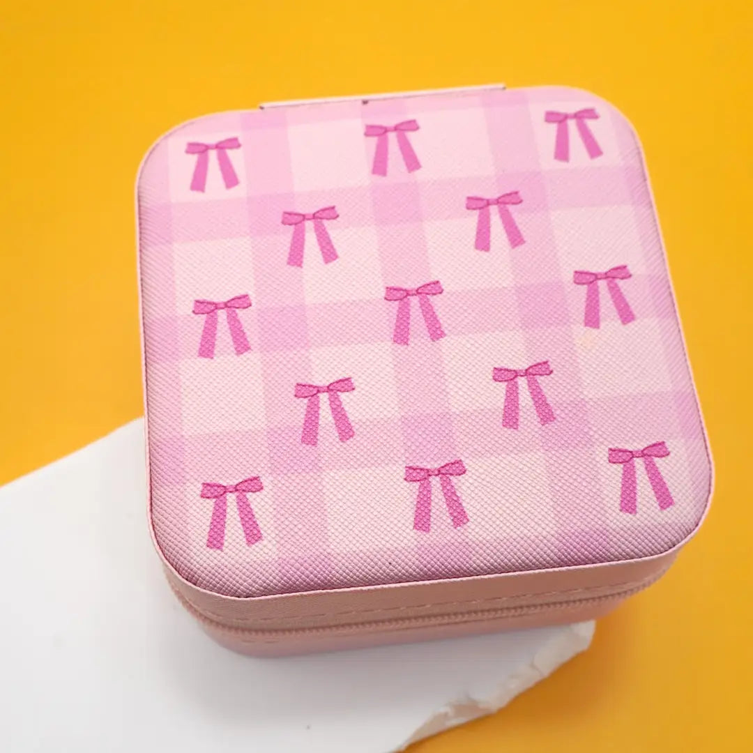 Travel Jewelry Organizer | Pink Bows