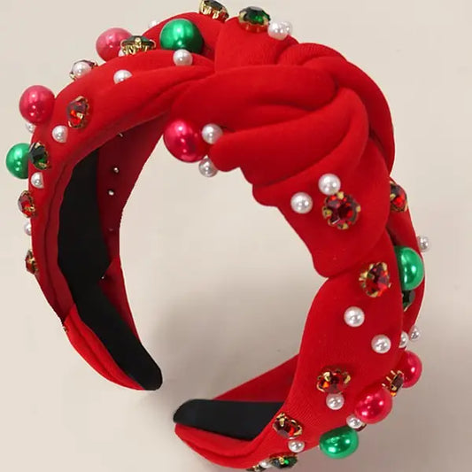 Christmas Jingle Headband | Red