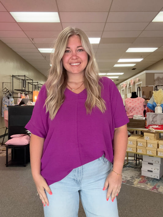 Staple Top | Plum
