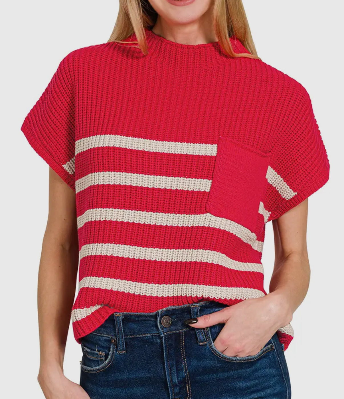 The Darla Top | Red