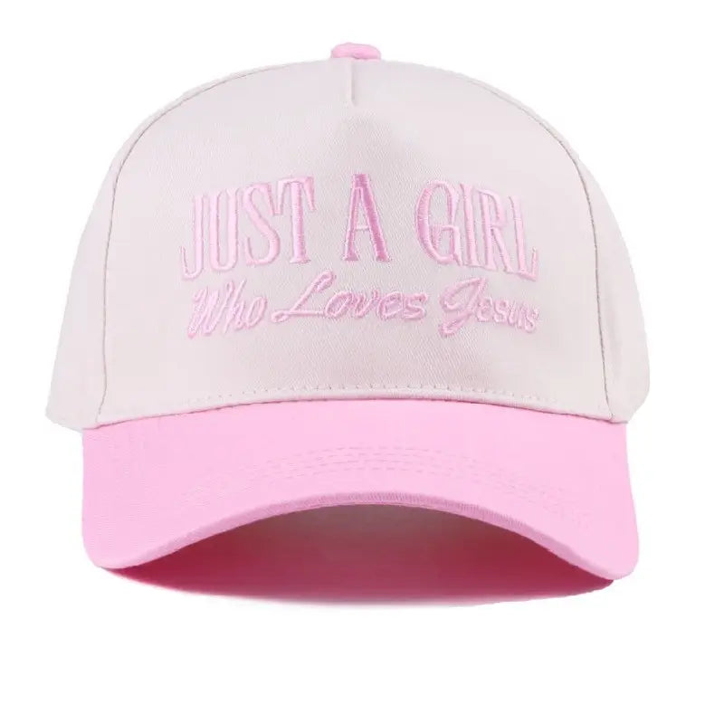 Just A Girl Who Loves Jesus | Pink Hat