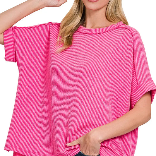 Corded Top | Pink