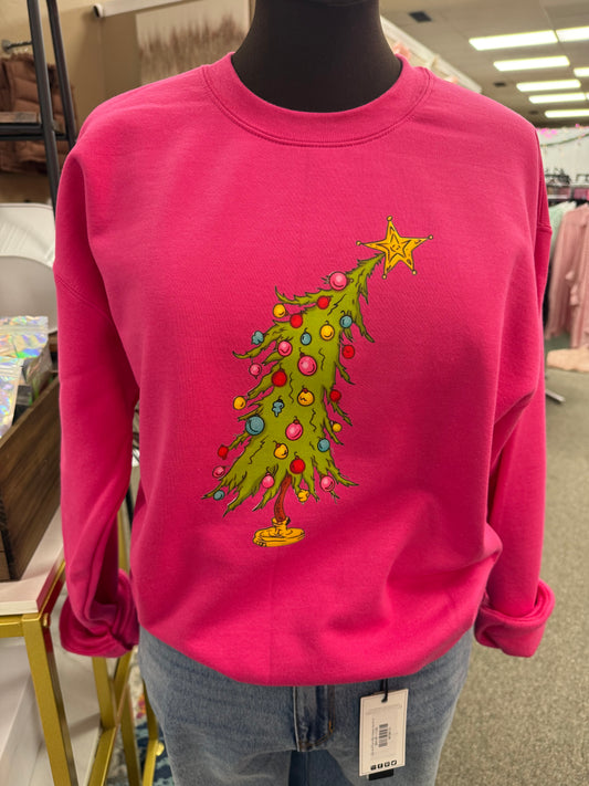 Grinch Tree Sweatshirt