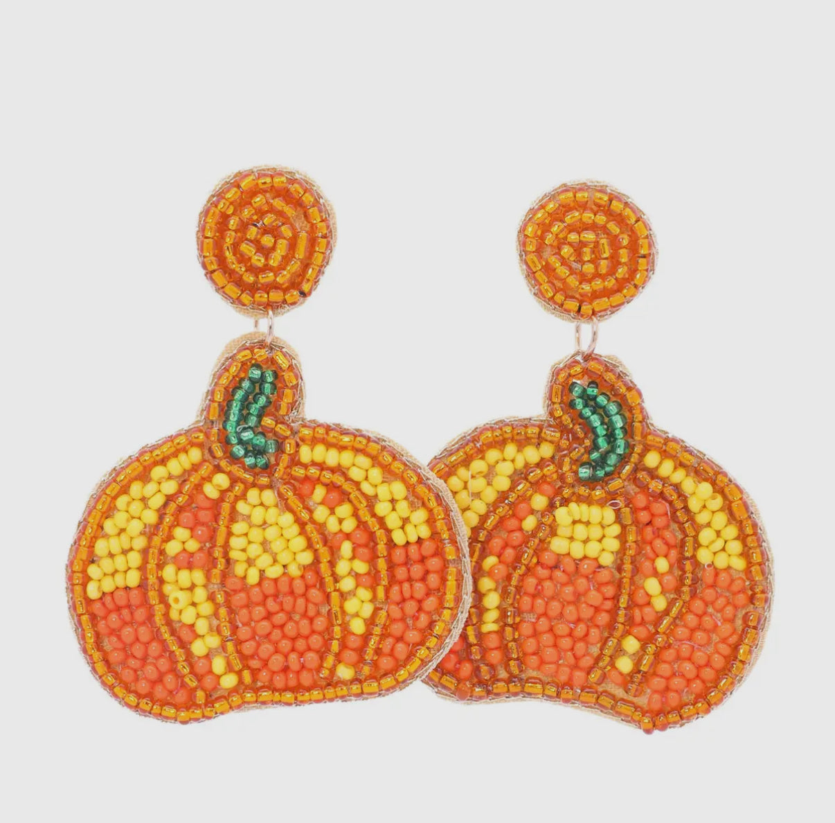 Pumpkin Earrings