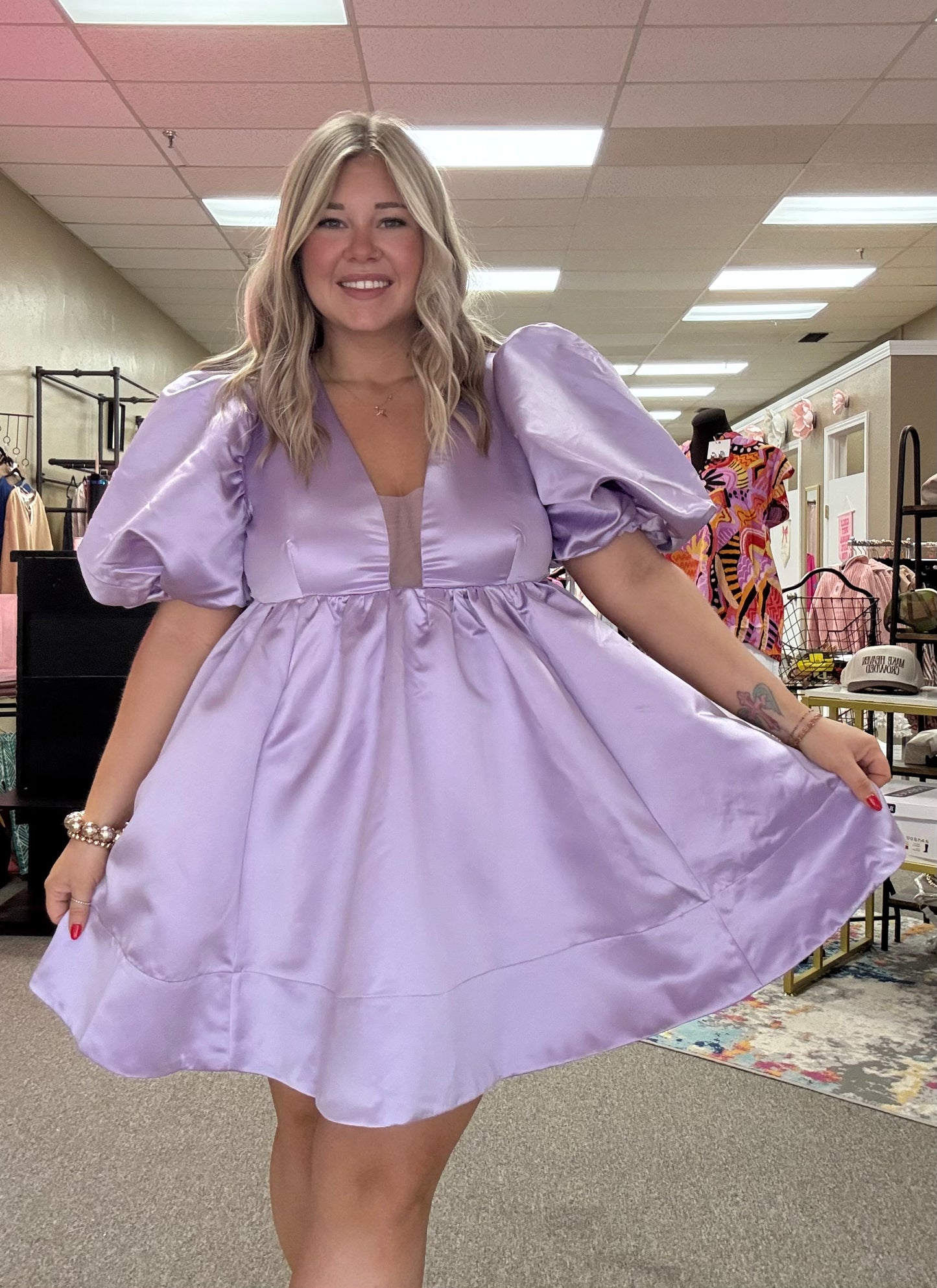 Steppin' Out Balloon Dress