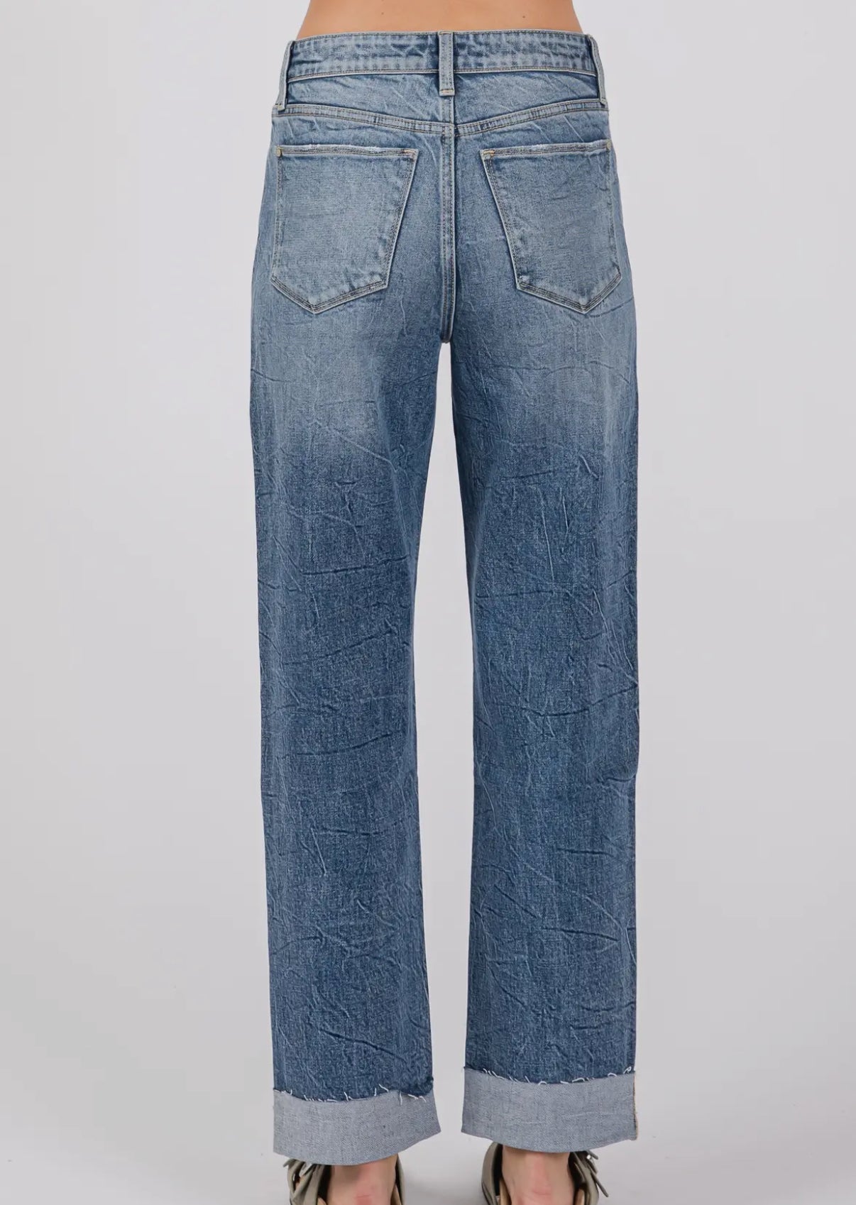 Cass High Rise Baggy Straight Jeans