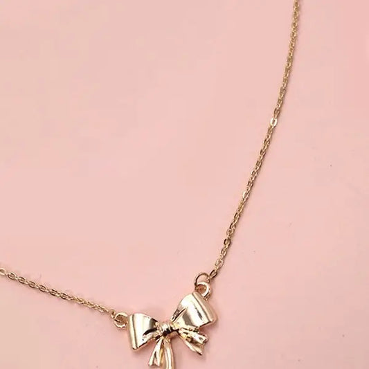 Mini Bow Necklace
