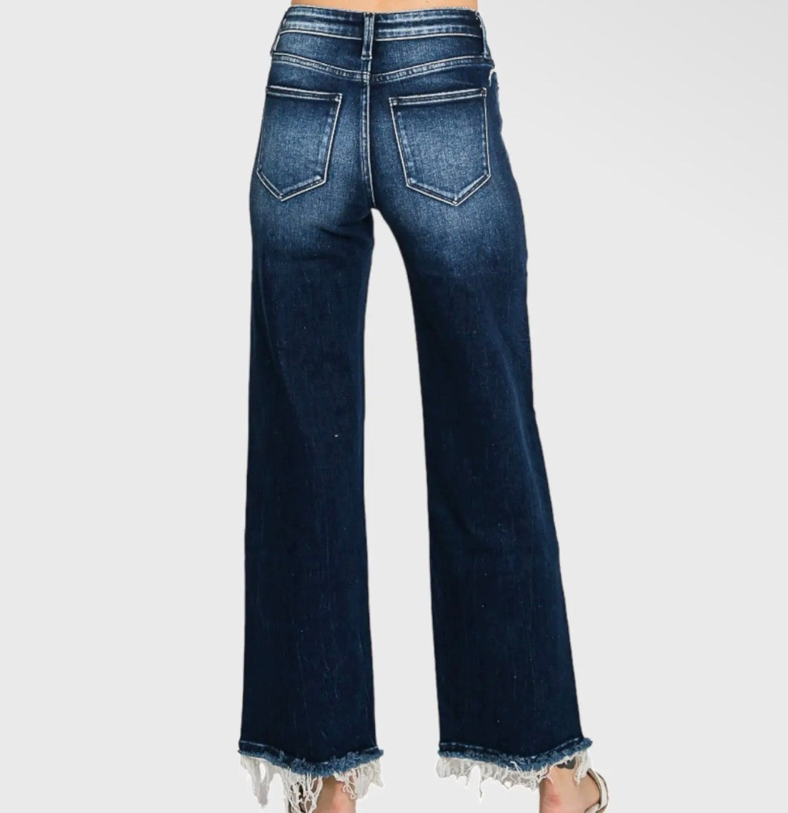 High Rise Classic Straight Jeans