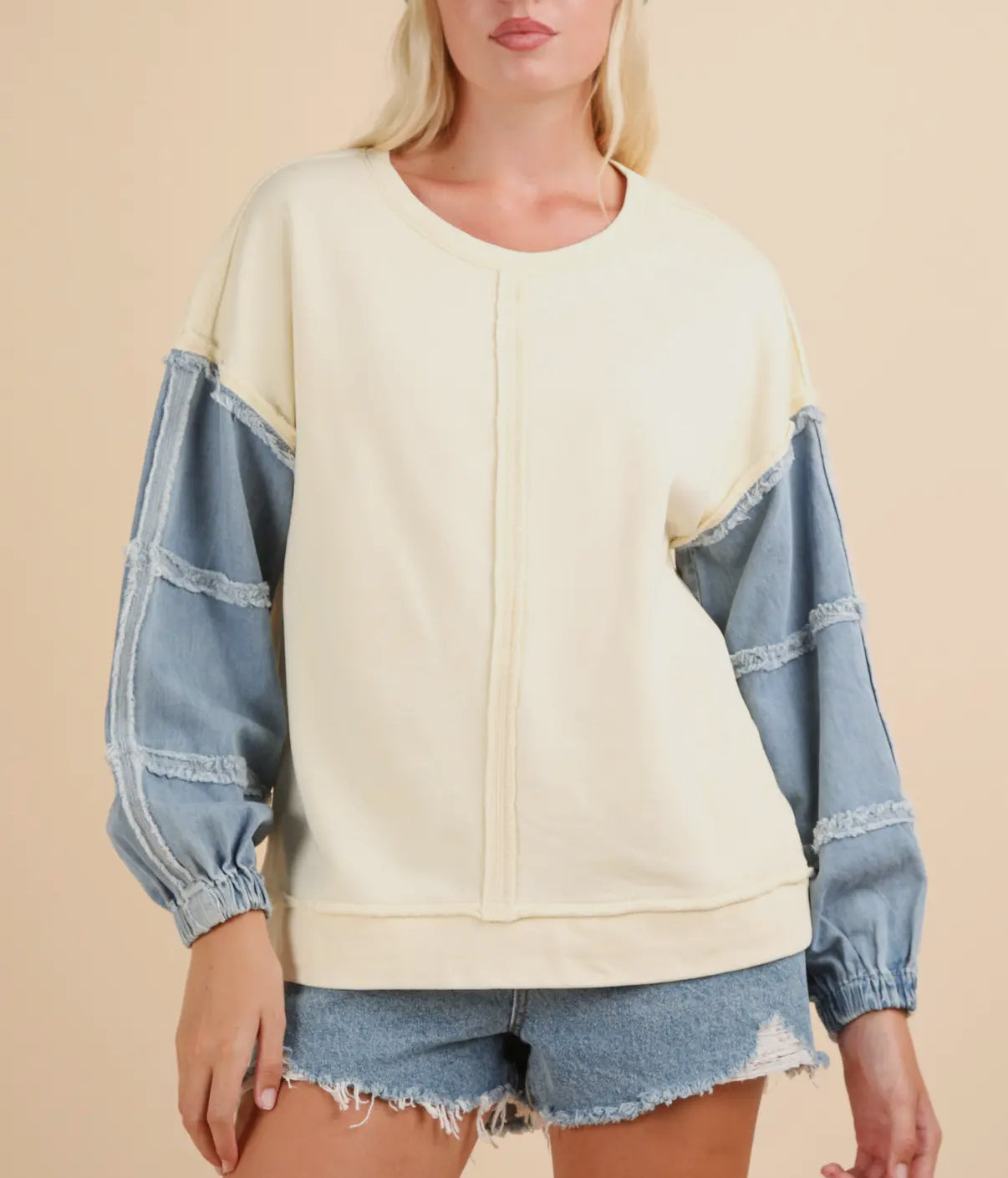 Maddi Oversized Denim Sleeve