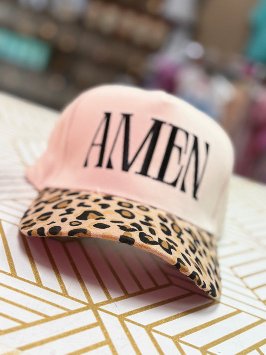 Hat | Leopard Amen