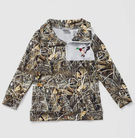 Boys Duck Hunting Quarter Zip