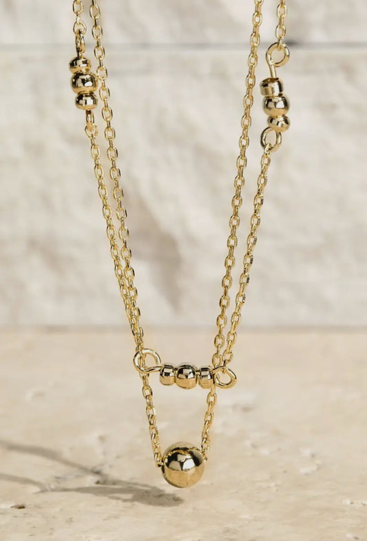 Brass Pendant Necklace