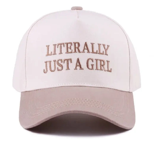 Literally Just A Girl | Tan Hat