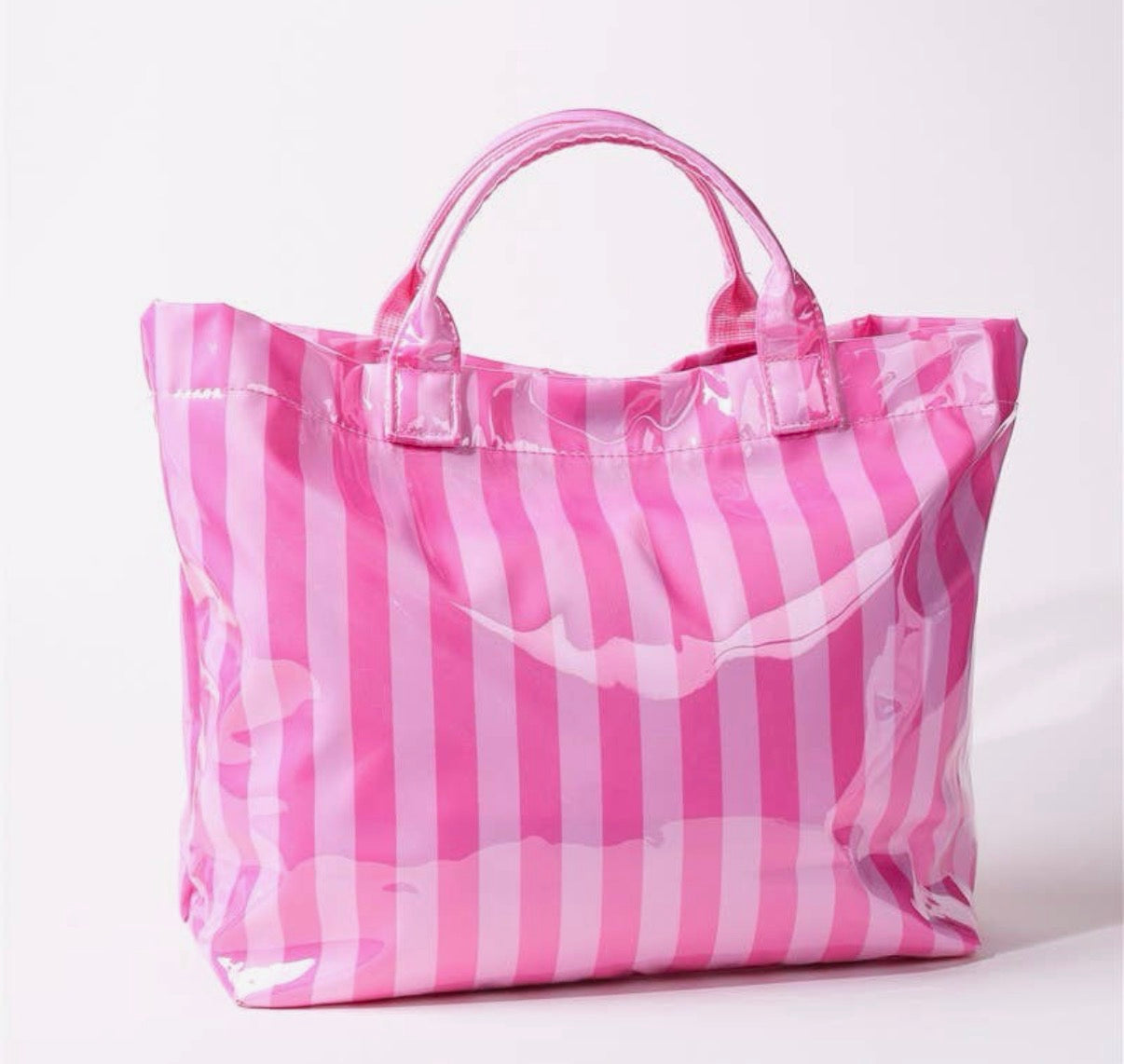 Vinyl Tote Bag | Pink