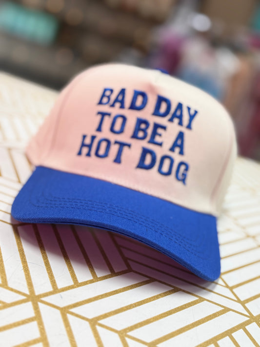 Hat | Blue Bad Day To Be A Hot Dog