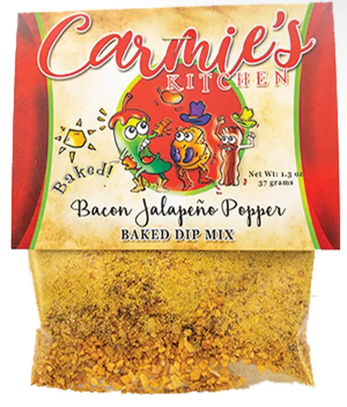 Carmie's Kitchen Dip Mix | Baked Bacon Jalapeño Popper