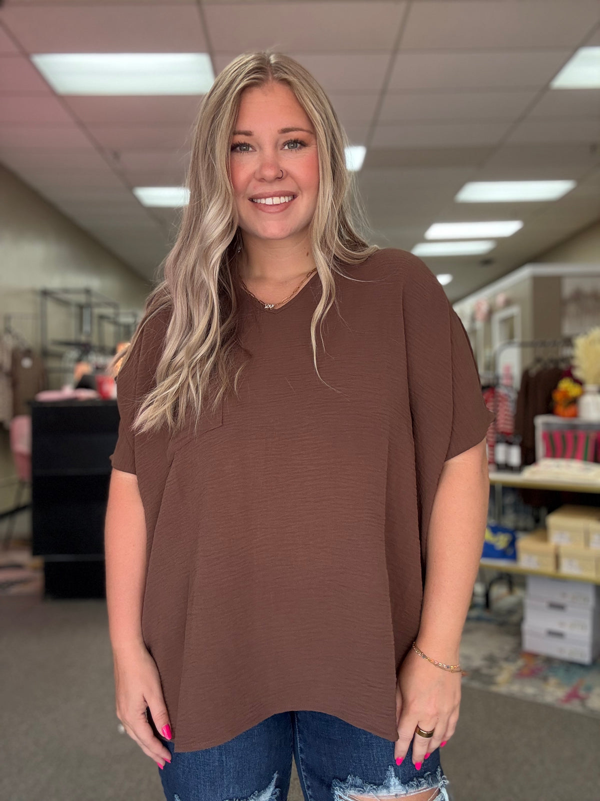 Staple Top | Brown