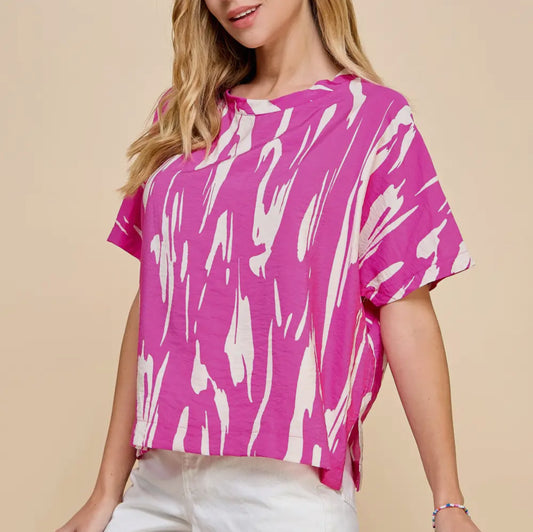 Miss Me Abstract Top