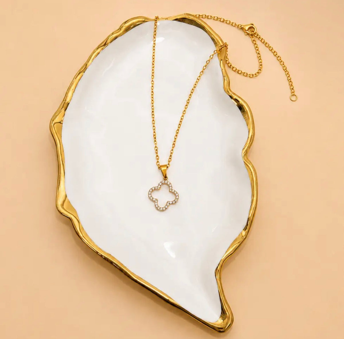 Clover Necklace | 18K Stainless Steel