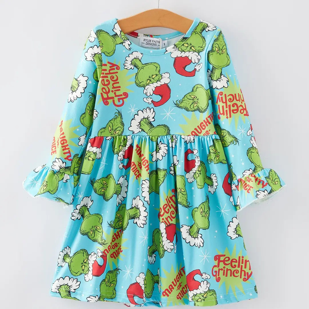 Girls Grinch Dress