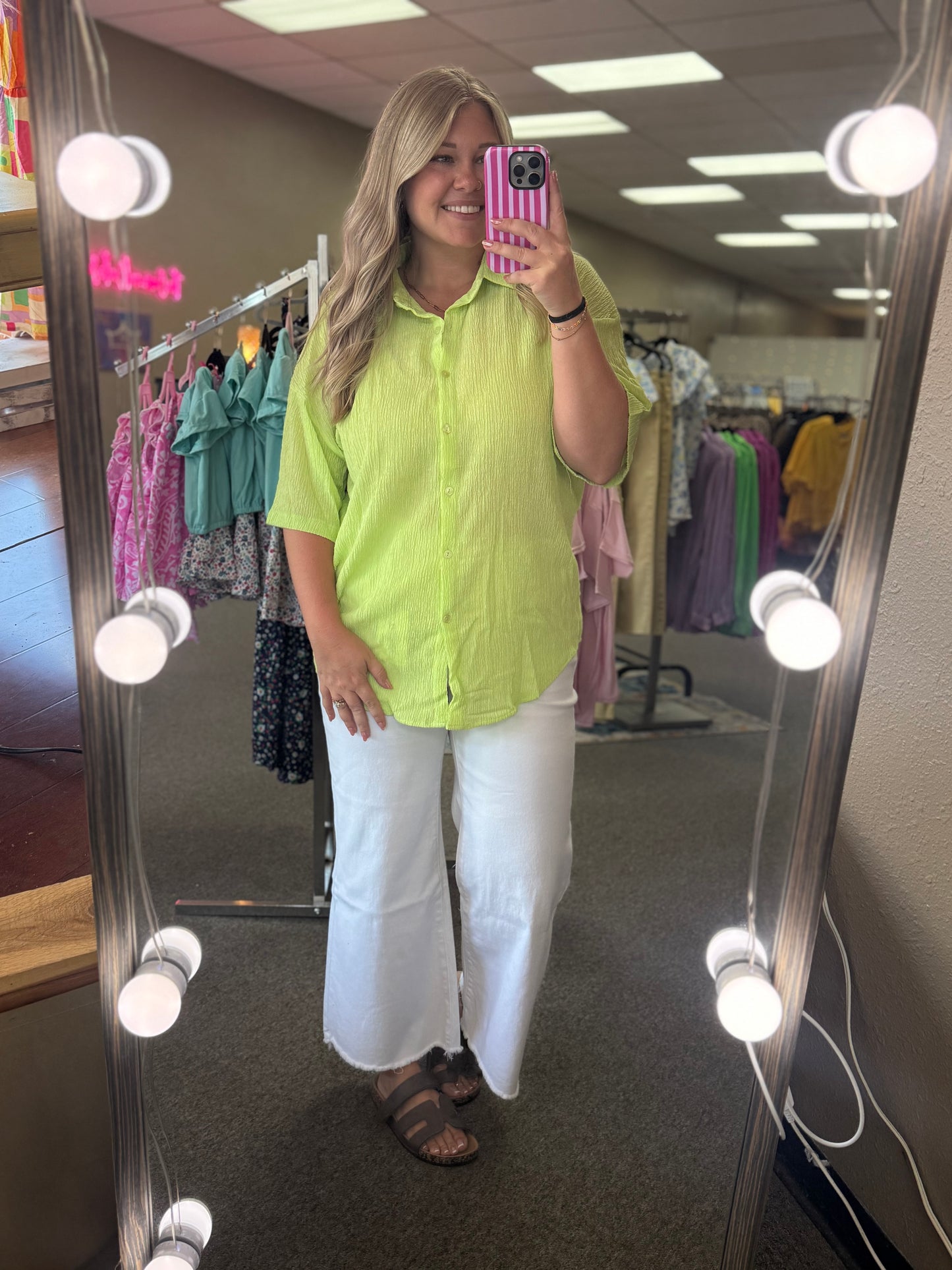 Court Flare Crop Jeans | White