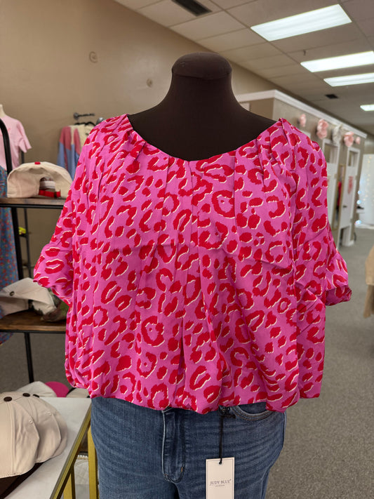 Plus | Pink Animal Print