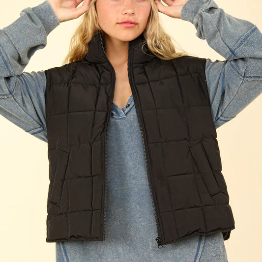 Puffer Vest | Black