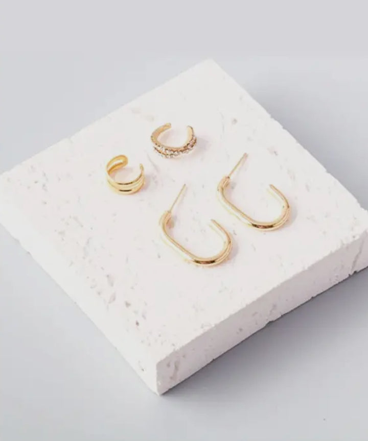 Earring + Cuff Set