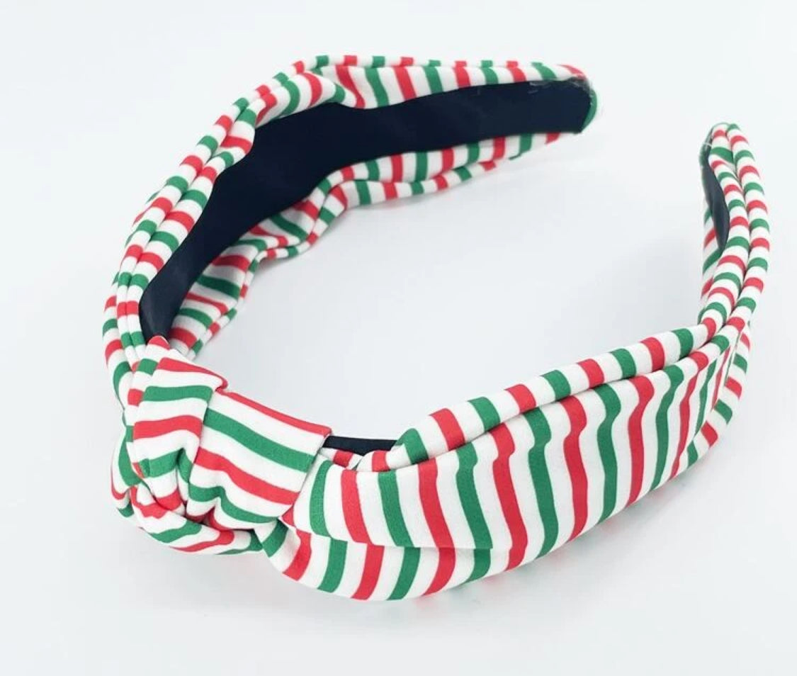 Headband | Christmas Stripes