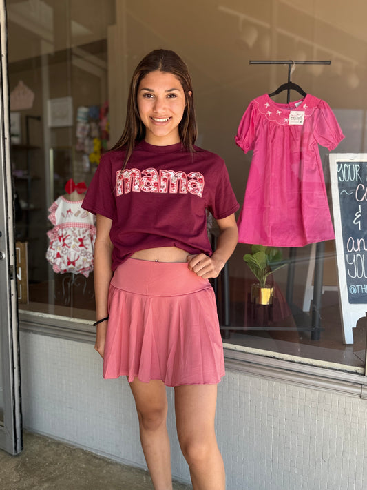 Tennis Skirt | Coral