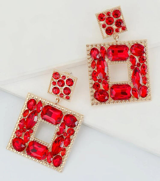 Girls Girl Earrings | Red