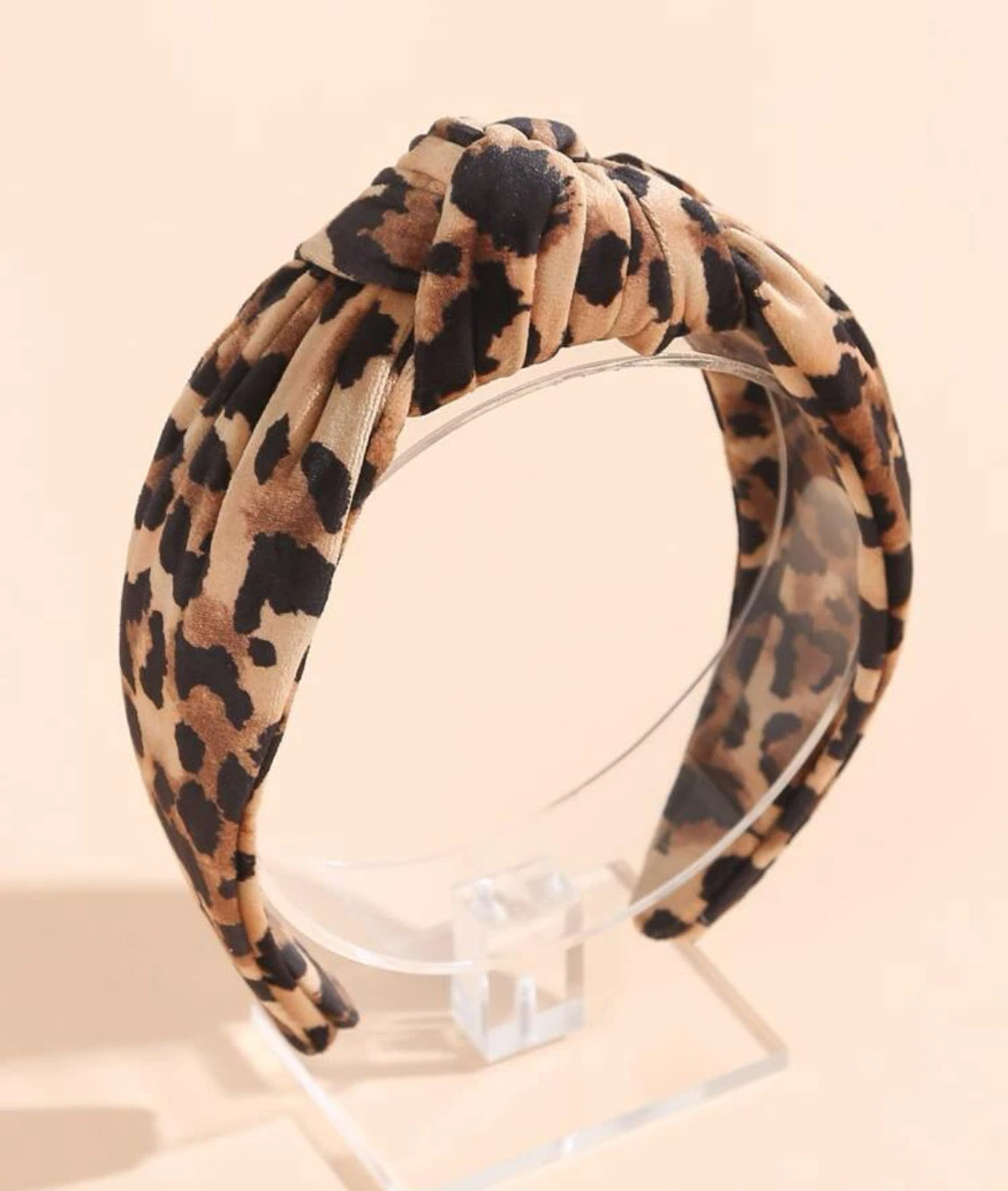 Knotted Headband | Leopard