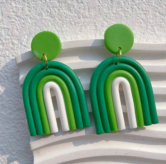 Earrings | Green