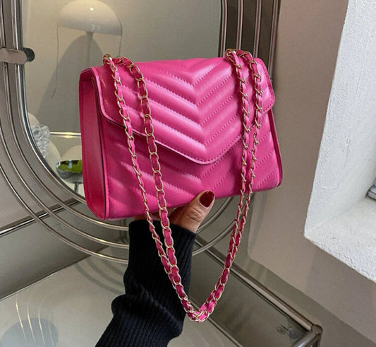 Shoulder Bag | Hot Pink