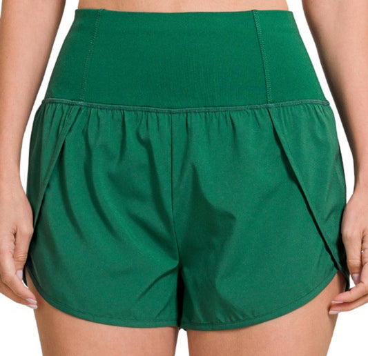 On The Go Shorts |DK Green