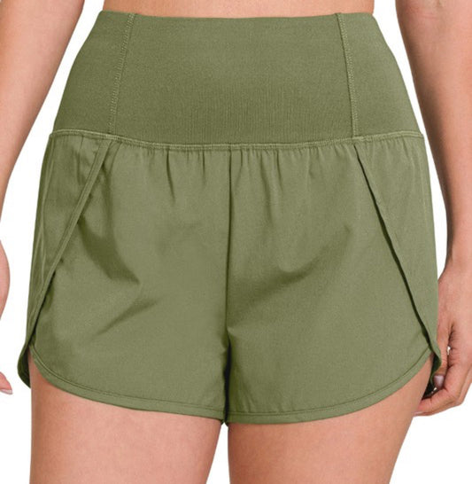 On The Go Shorts | Sage