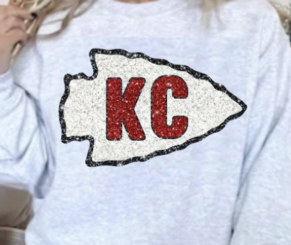Faux Sparkle KC Arrow